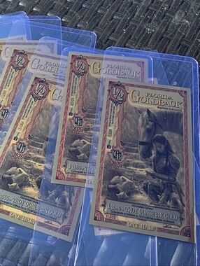 Florida Goldback Collectible Note. 1/2 Goldback